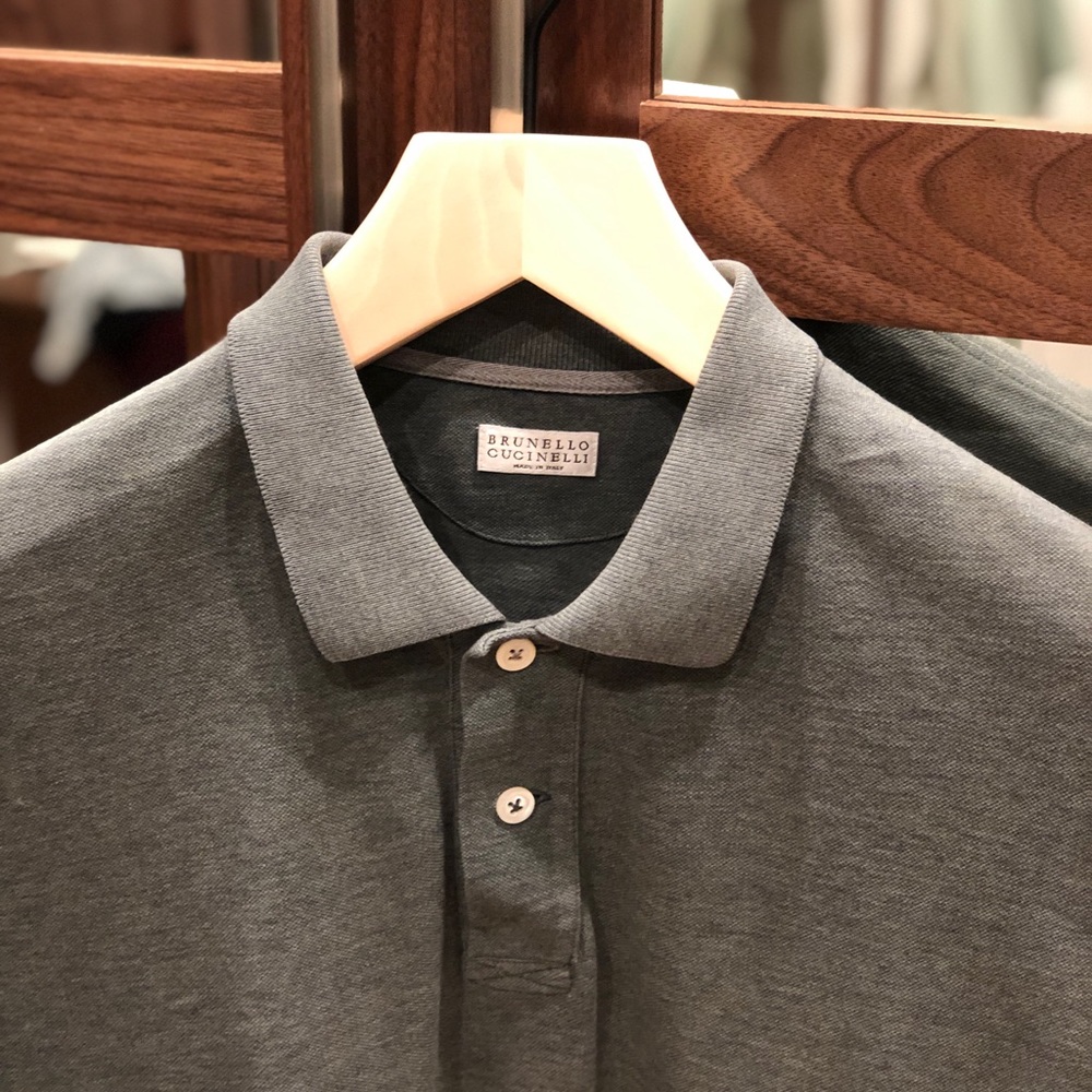 Preloved Brunello Cucinelli men’s polo shirt